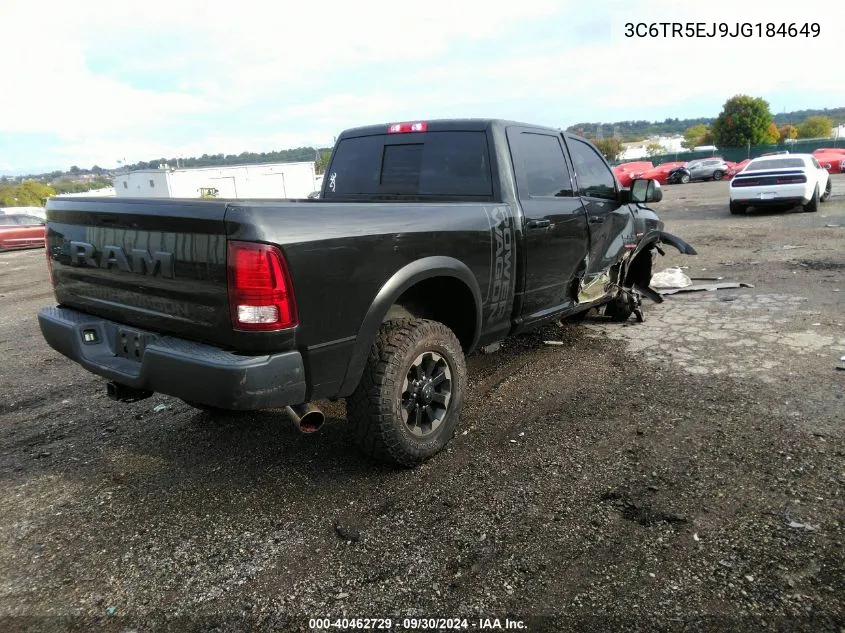 2018 Ram 2500 Powerwagon VIN: 3C6TR5EJ9JG184649 Lot: 40462729