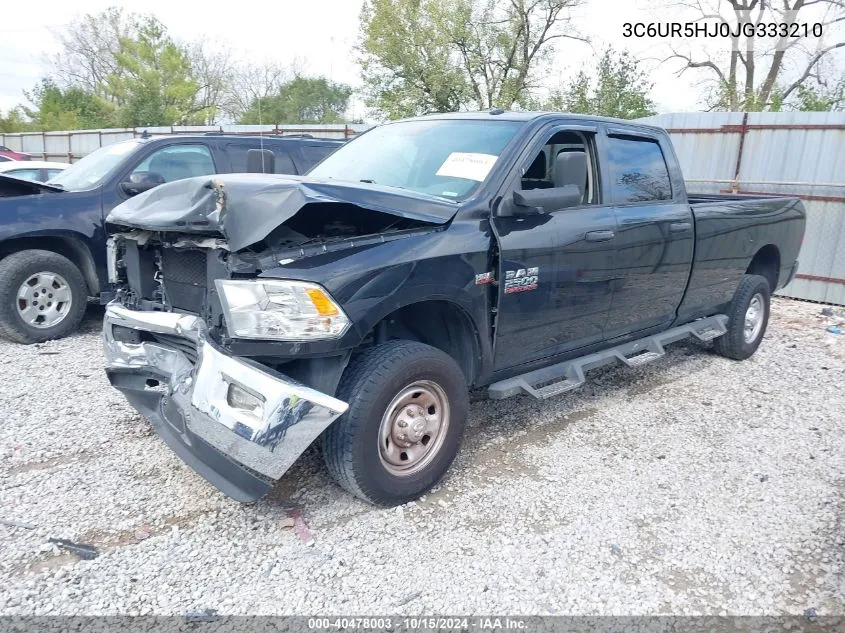 2018 Ram 2500 Tradesman 4X4 8' Box VIN: 3C6UR5HJ0JG333210 Lot: 40478003