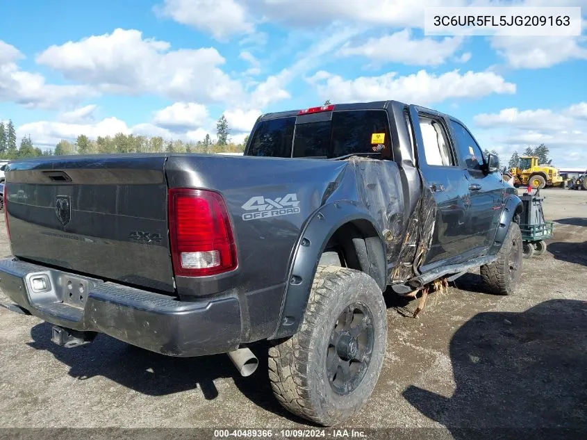 2018 Ram 2500 Laramie 4X4 6'4 Box VIN: 3C6UR5FL5JG209163 Lot: 40489366