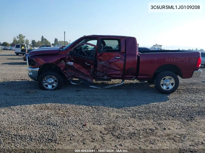 2018 Ram 2500 Slt 4X4 6'4 Box VIN: 3C6UR5ML1JG109208 Lot: 40533041