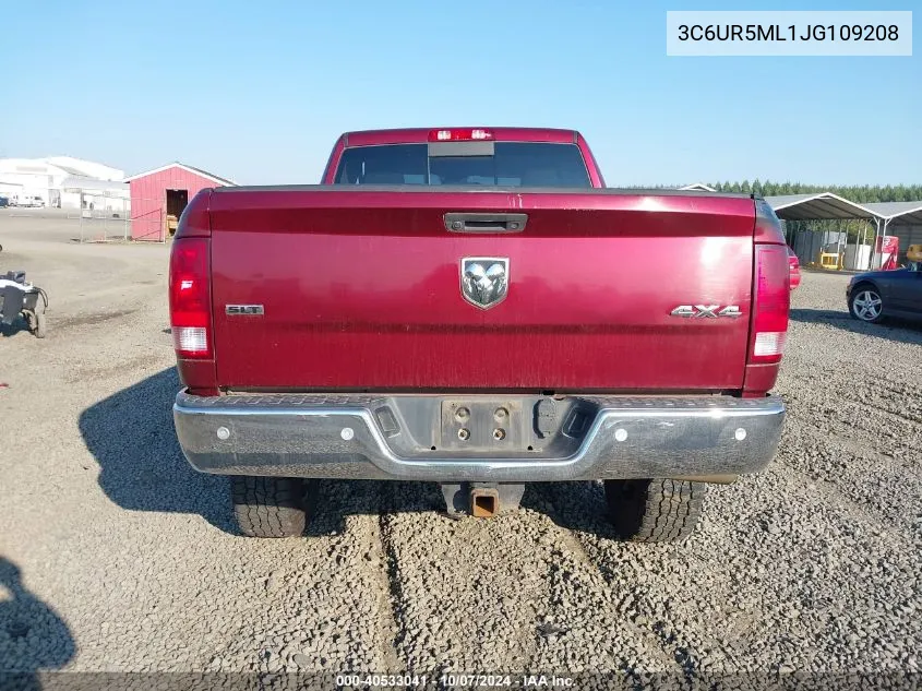 2018 Ram 2500 Slt 4X4 6'4 Box VIN: 3C6UR5ML1JG109208 Lot: 40533041