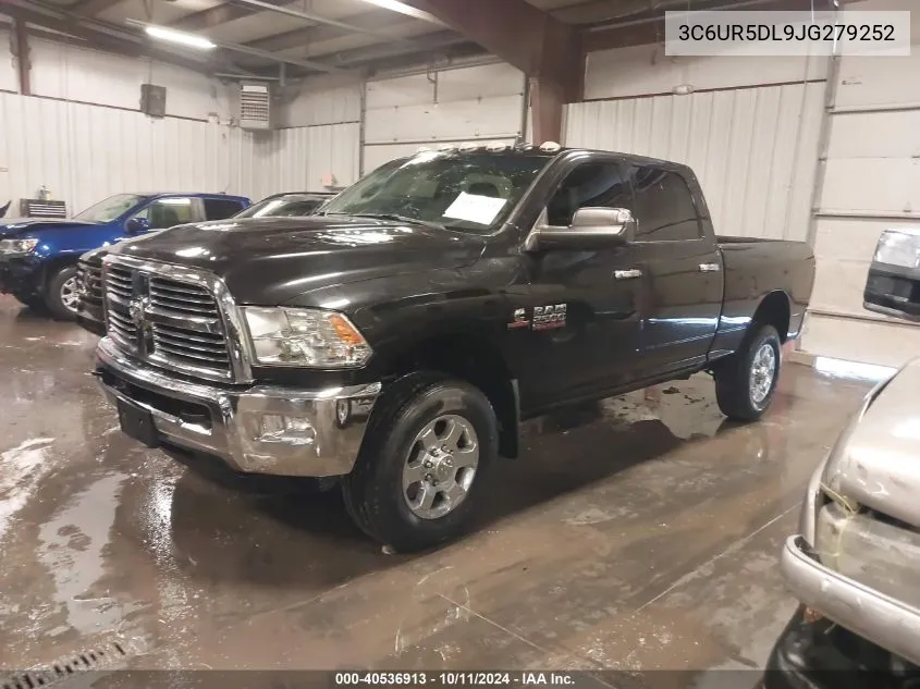 2018 Ram 2500 Big Horn 4X4 6'4 Box VIN: 3C6UR5DL9JG279252 Lot: 40536913