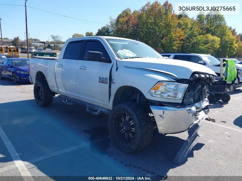 2018 Ram 2500 Slt VIN: 3C6UR5DL3JG275665 Lot: 40649632