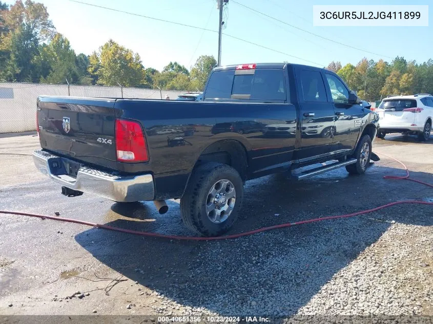 3C6UR5JL2JG411899 2018 Ram 2500 Slt 4X4 8' Box