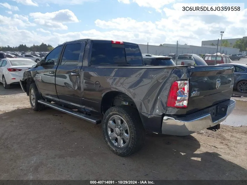 3C6UR5DL6JG359558 2018 Ram 2500 Big Horn 4X4 6'4 Box