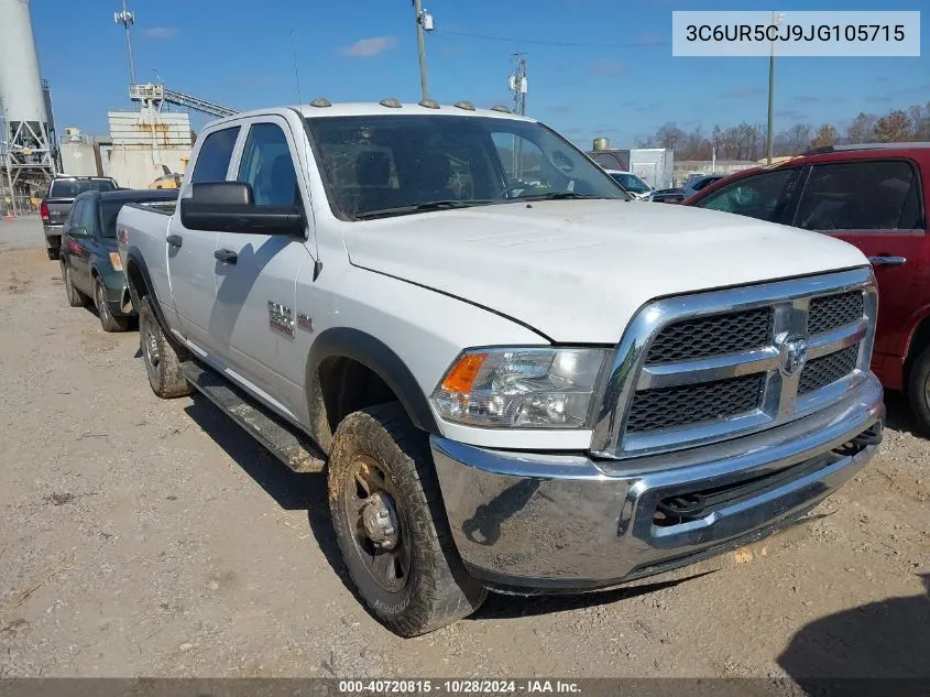 3C6UR5CJ9JG105715 2018 Ram 2500 Tradesman 4X4 6'4 Box