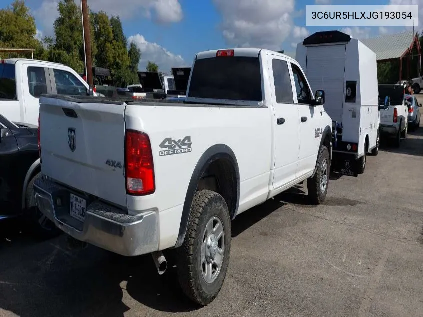 2018 Ram 2500 Tradesman 4X4 8' Box VIN: 3C6UR5HLXJG193054 Lot: 40750292