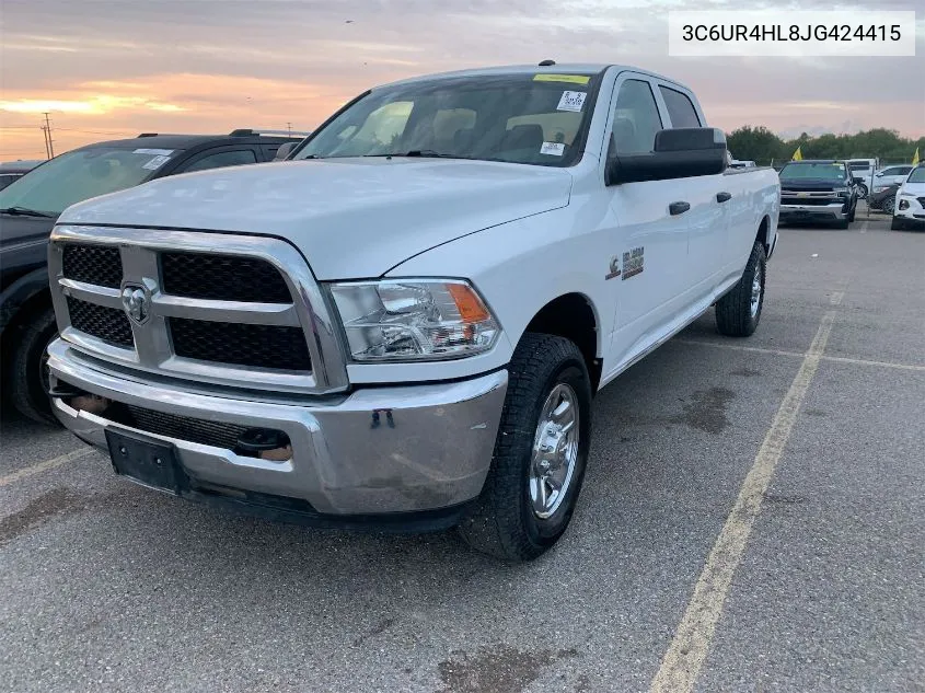 2018 Ram 2500 Tradesman 4X2 8' Box VIN: 3C6UR4HL8JG424415 Lot: 40772174