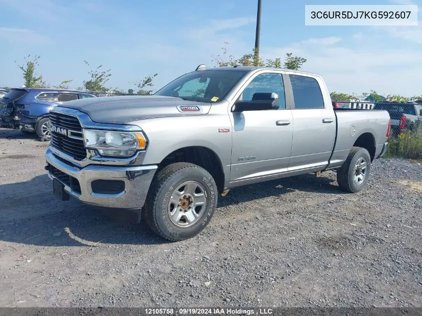 3C6UR5DJ7KG592607 2019 Ram 2500 Big Horn