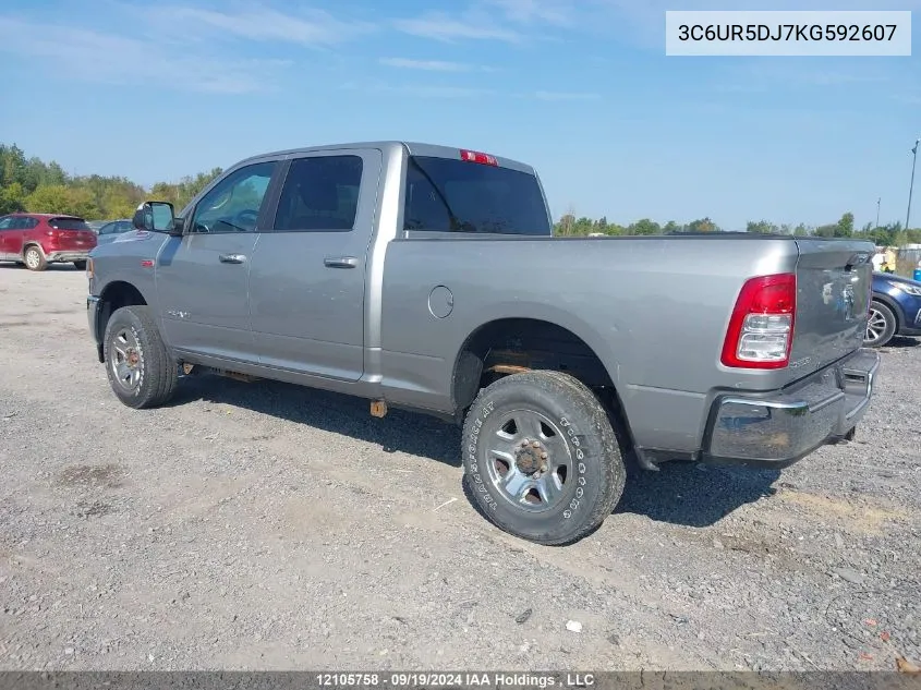 3C6UR5DJ7KG592607 2019 Ram 2500 Big Horn