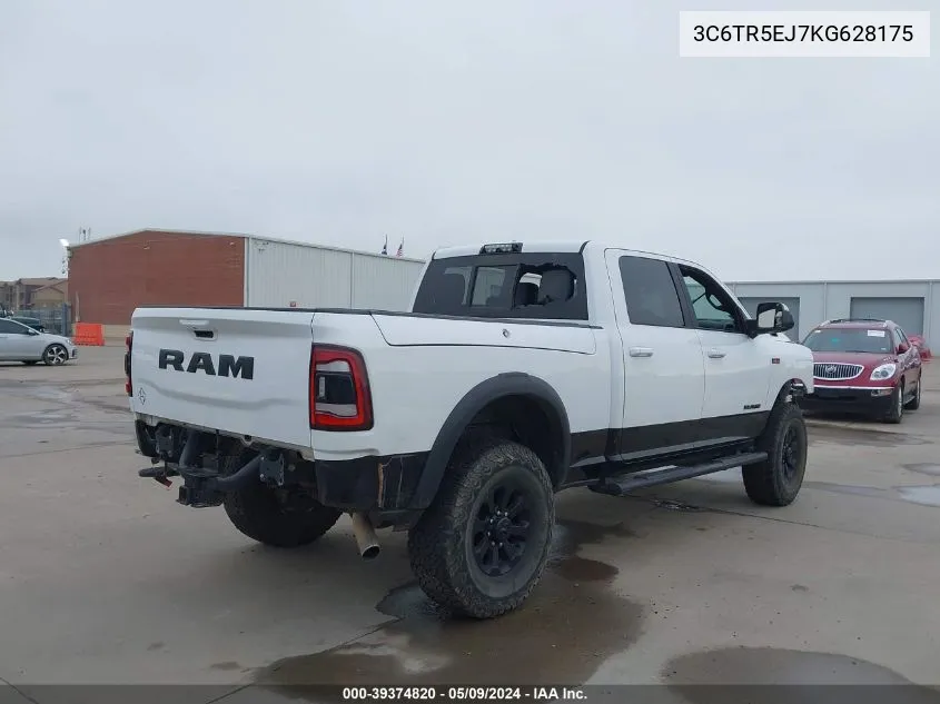 2019 Ram 2500 Power Wagon 4X4 6'4 Box VIN: 3C6TR5EJ7KG628175 Lot: 39374820