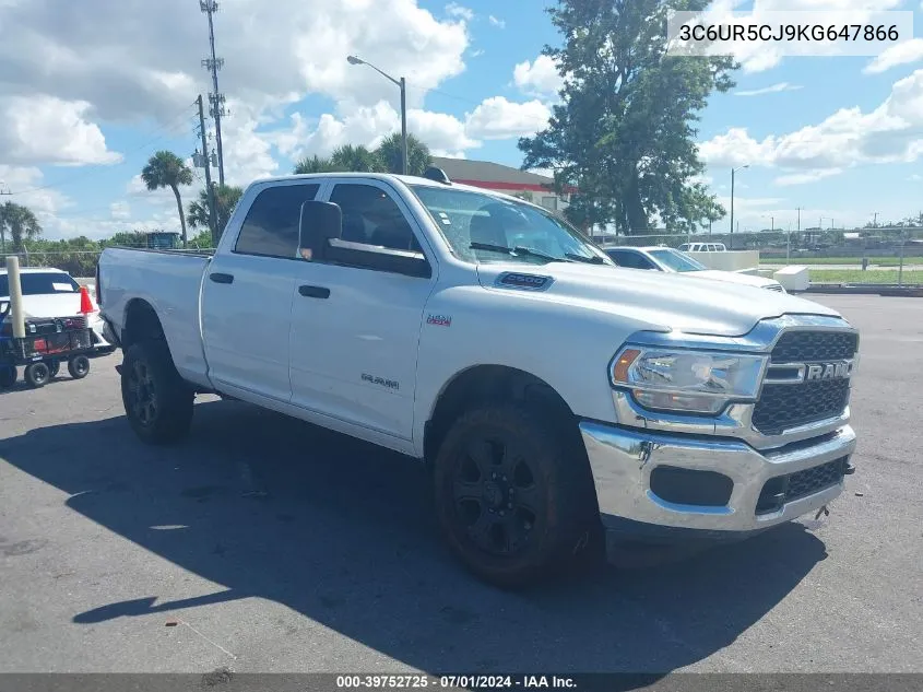 2019 Ram 2500 Tradesman 4X4 6'4 Box VIN: 3C6UR5CJ9KG647866 Lot: 39752725