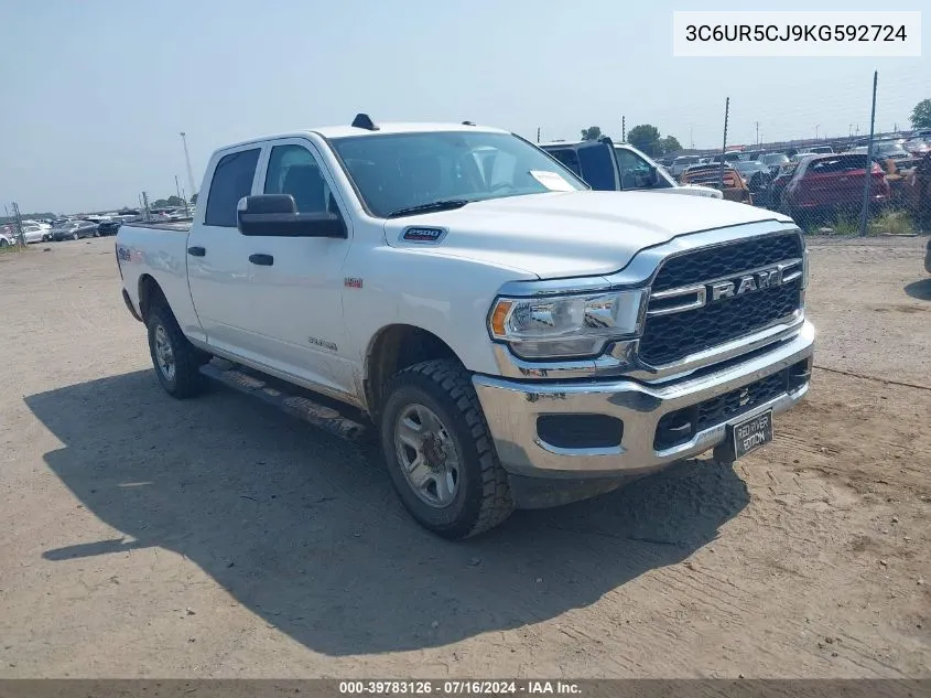 2019 Ram 2500 Tradesman 4X4 6'4 Box VIN: 3C6UR5CJ9KG592724 Lot: 39783126