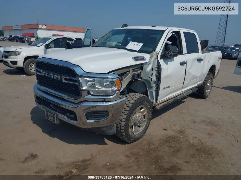 3C6UR5CJ9KG592724 2019 Ram 2500 Tradesman 4X4 6'4 Box