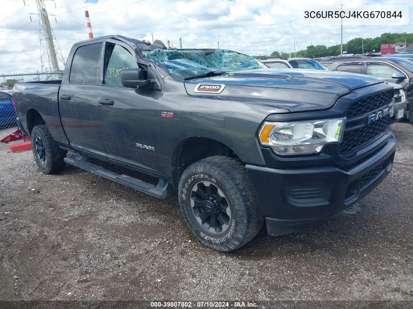 2019 Ram 2500 VIN: 3C6UR5CJ4KG670844 Lot: 39807802