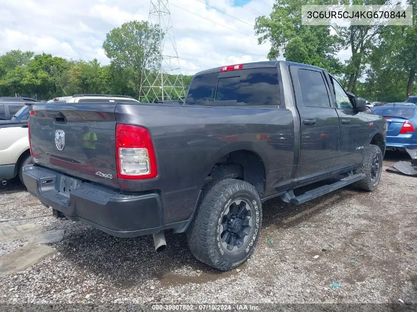 2019 Ram 2500 VIN: 3C6UR5CJ4KG670844 Lot: 39807802