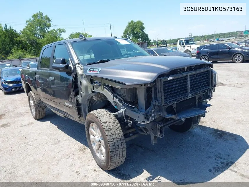 2019 Ram 2500 Lone Star 4X4 6'4 Box VIN: 3C6UR5DJ1KG573163 Lot: 39840750