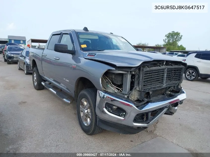 3C6UR5DJ8KG647517 2019 Ram 2500 Lone Star 4X4 6'4 Box