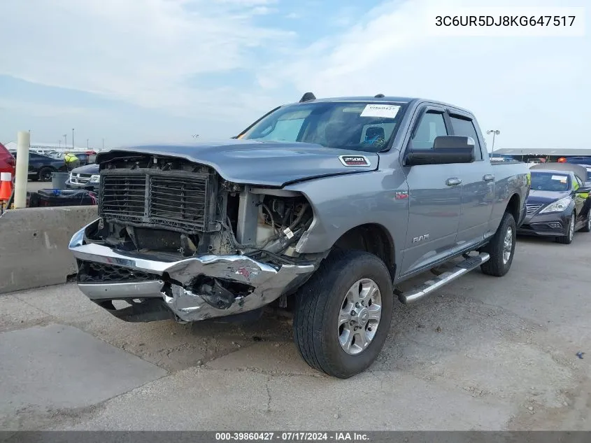 3C6UR5DJ8KG647517 2019 Ram 2500 Lone Star 4X4 6'4 Box