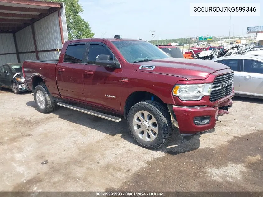 3C6UR5DJ7KG599346 2019 Ram 2500 Big Horn 4X4 6'4 Box