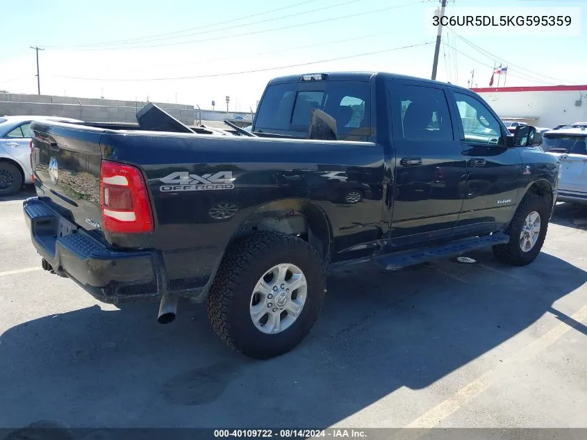 3C6UR5DL5KG595359 2019 Ram 2500 Big Horn 4X4 6'4 Box