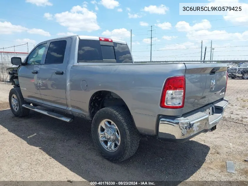 2019 Ram 2500 Tradesman 4X4 6'4 Box VIN: 3C6UR5CL9KG579425 Lot: 40176330