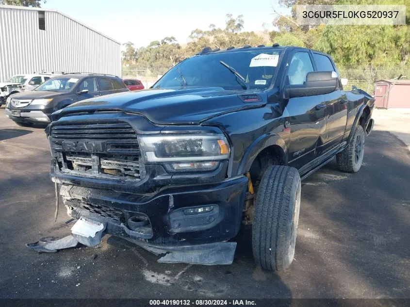 3C6UR5FL0KG520937 2019 Ram 2500 Laramie 4X4 6'4 Box