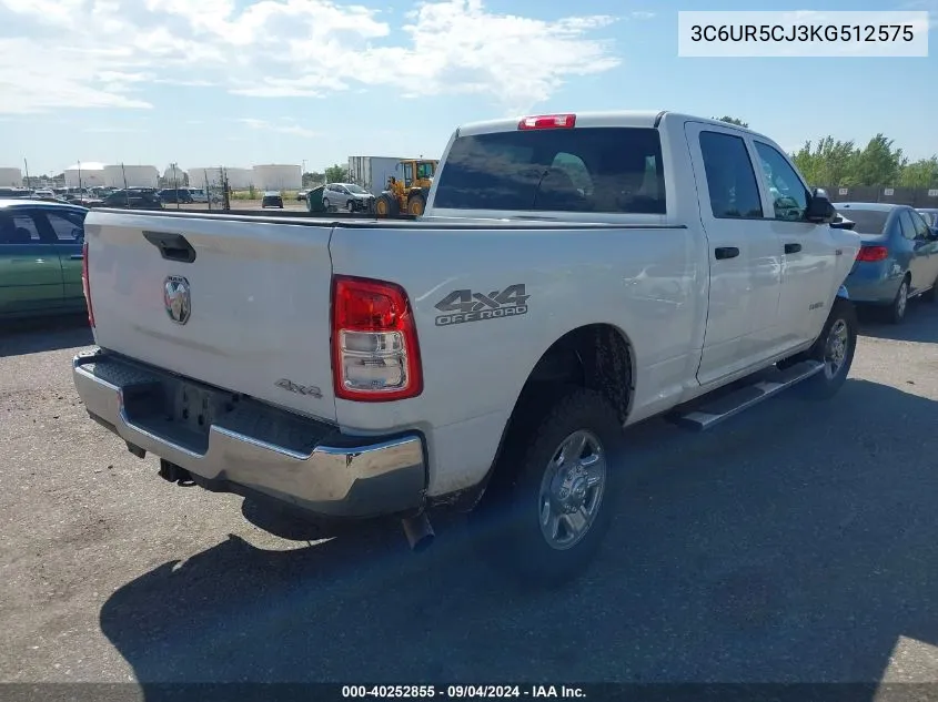 2019 Ram 2500 Tradesman VIN: 3C6UR5CJ3KG512575 Lot: 40252855