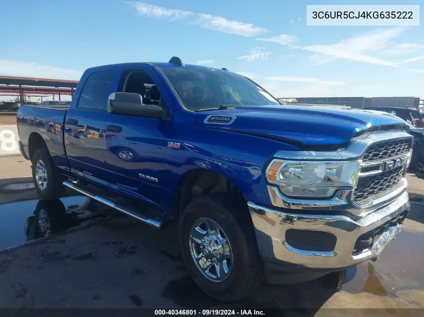 2019 Ram 2500 Tradesman 4X4 6'4 Box VIN: 3C6UR5CJ4KG635222 Lot: 40346801