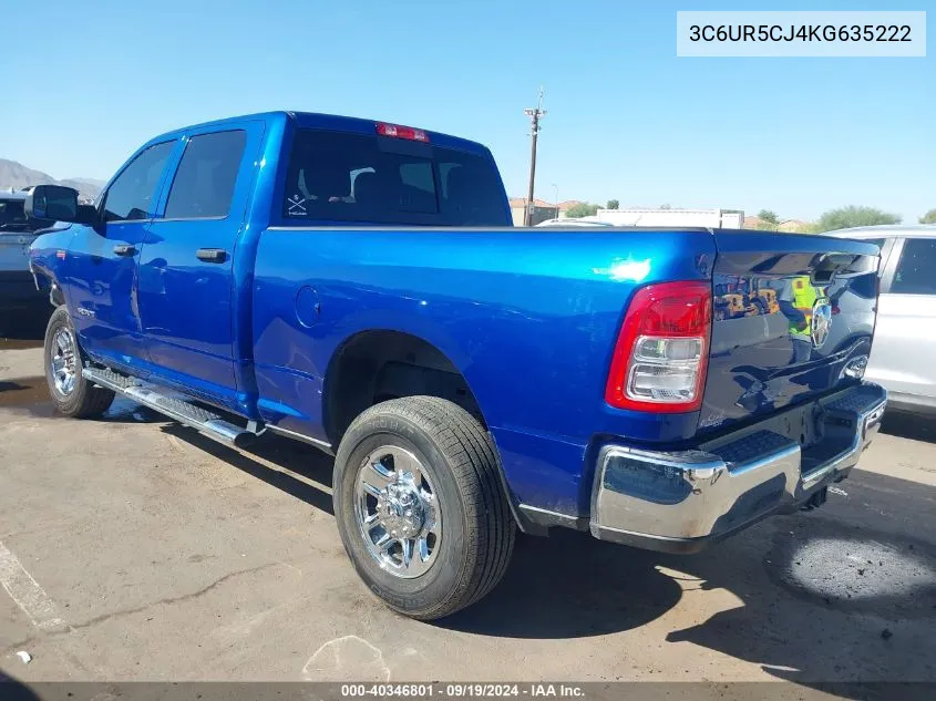 3C6UR5CJ4KG635222 2019 Ram 2500 Tradesman 4X4 6'4 Box