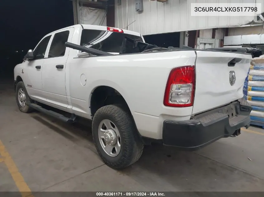 3C6UR4CLXKG517798 2019 Ram 2500 Tradesman