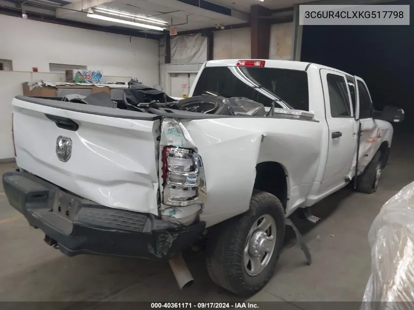 2019 Ram 2500 Tradesman VIN: 3C6UR4CLXKG517798 Lot: 40361171