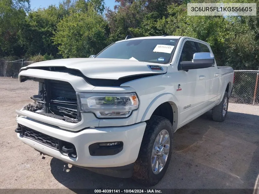 2019 Ram 2500 Laramie 4X4 6'4 Box VIN: 3C6UR5FL1KG556605 Lot: 40391141