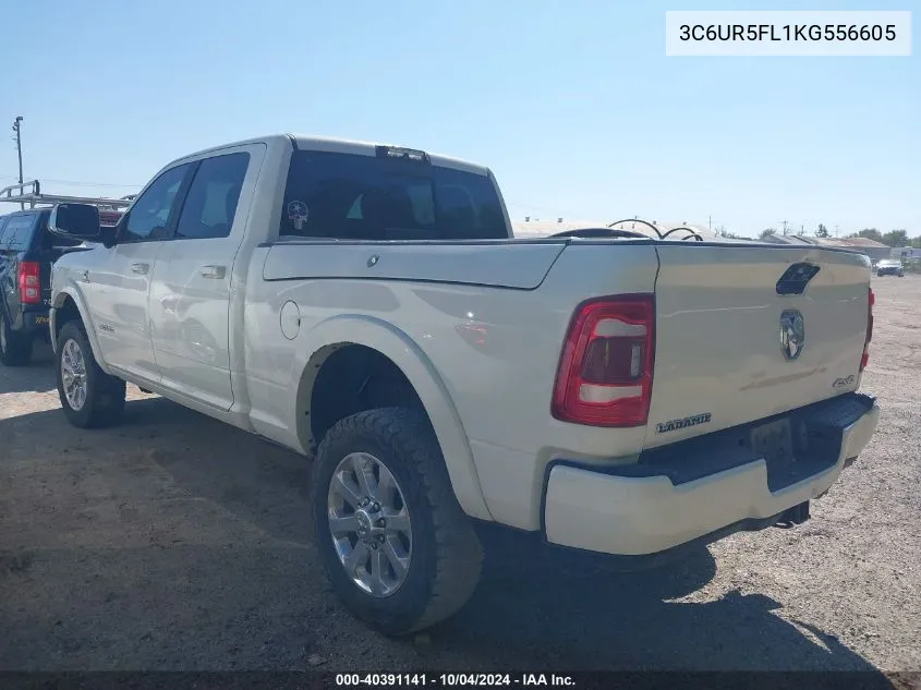 2019 Ram 2500 Laramie 4X4 6'4 Box VIN: 3C6UR5FL1KG556605 Lot: 40391141