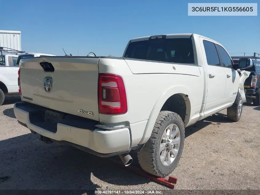 2019 Ram 2500 Laramie 4X4 6'4 Box VIN: 3C6UR5FL1KG556605 Lot: 40391141