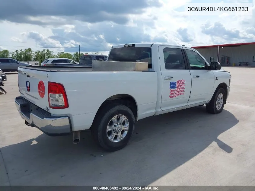 2019 Ram 2500 Big Horn 4X2 6'4 Box VIN: 3C6UR4DL4KG661233 Lot: 40405492