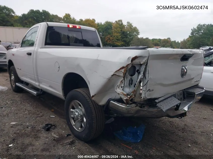 3C6MR5AJ5KG602474 2019 Ram 2500 Tradesman