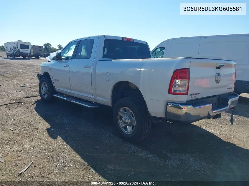 3C6UR5DL3KG605581 2019 Ram 2500 Big Horn