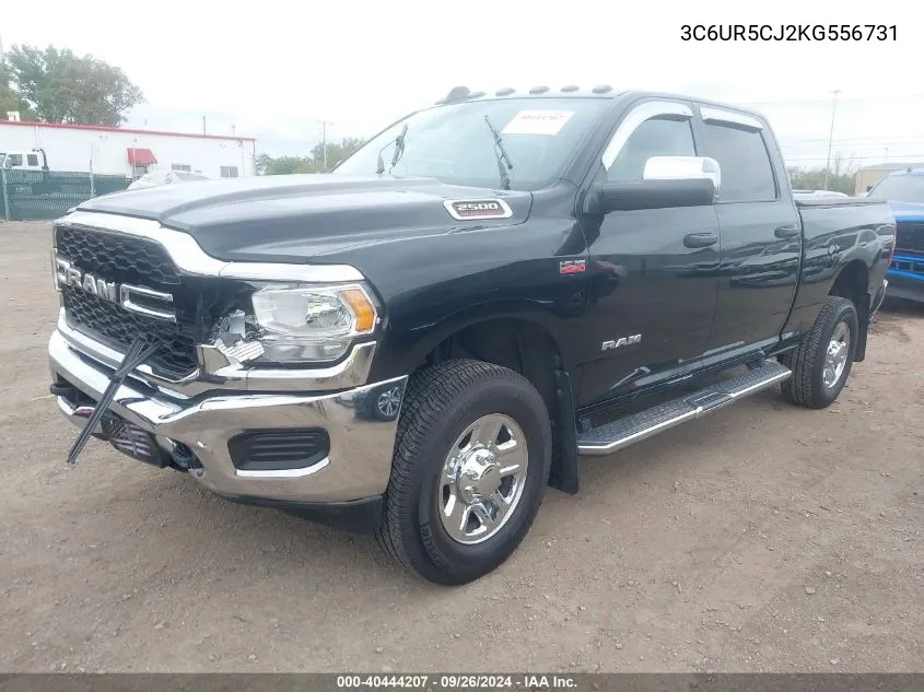 2019 Ram 2500 Tradesman 4X4 6'4 Box VIN: 3C6UR5CJ2KG556731 Lot: 40444207