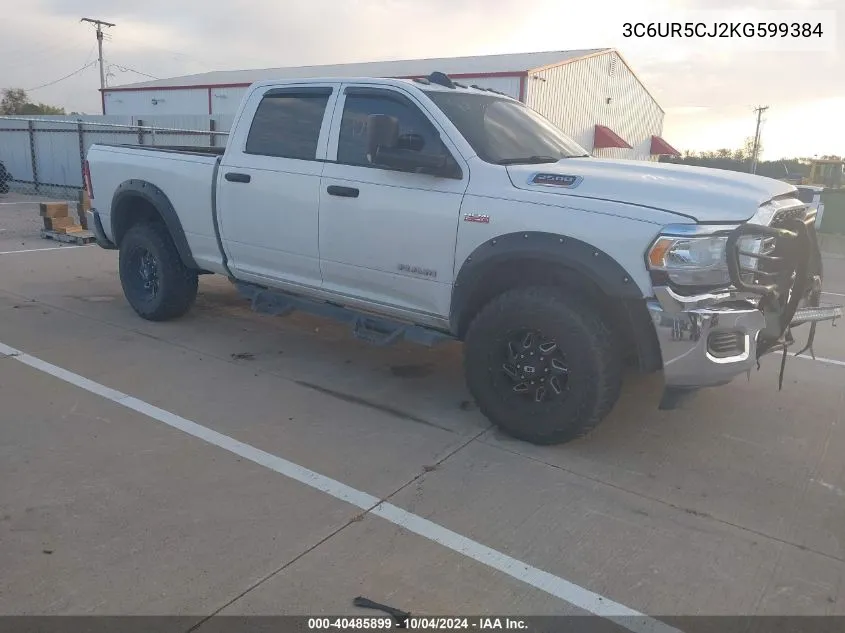 2019 Ram 2500 Tradesman 4X4 6'4 Box VIN: 3C6UR5CJ2KG599384 Lot: 40485899