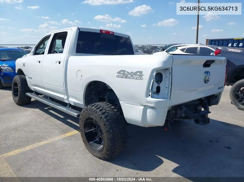 2019 Ram 2500 Tradesman 4X4 6'4 Box VIN: 3C6UR5CL5KG634713 Lot: 40503868