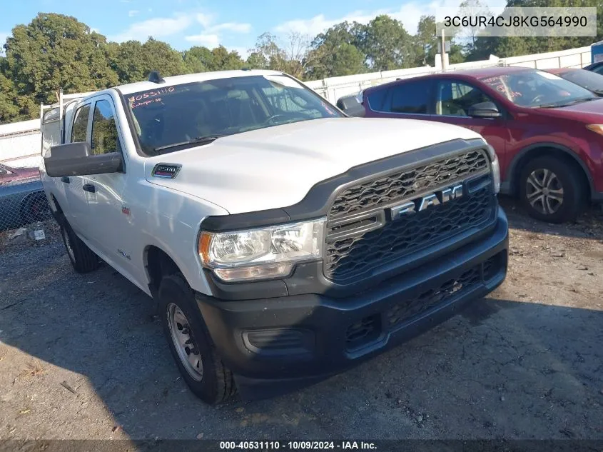 2019 Ram 2500 Tradesman 4X2 6'4 Box VIN: 3C6UR4CJ8KG564990 Lot: 40531110