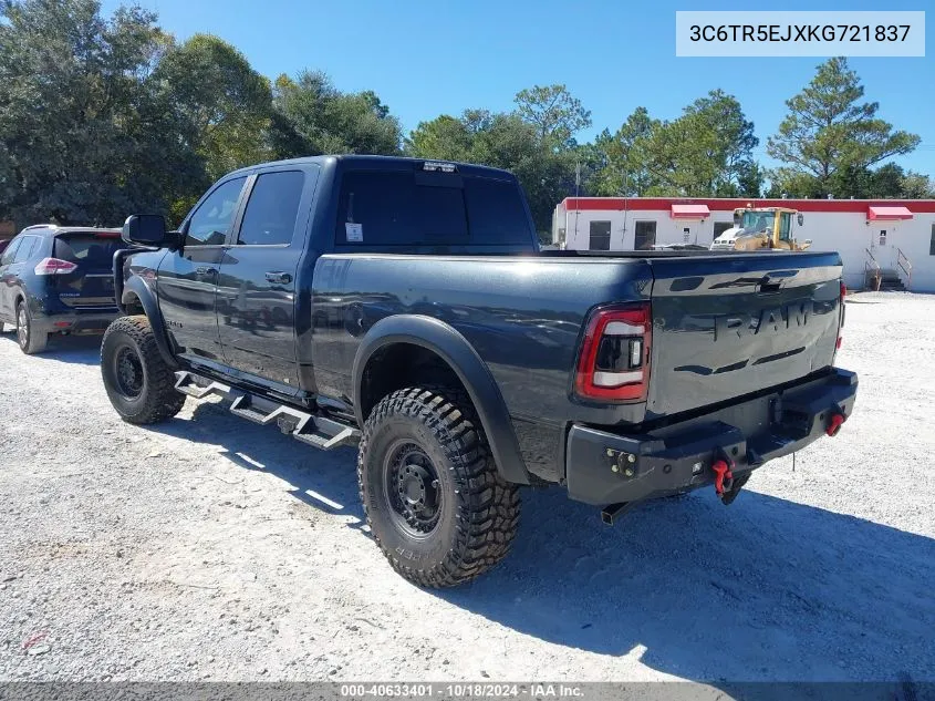 2019 Ram 2500 Power Wagon 4X4 6'4 Box VIN: 3C6TR5EJXKG721837 Lot: 40633401