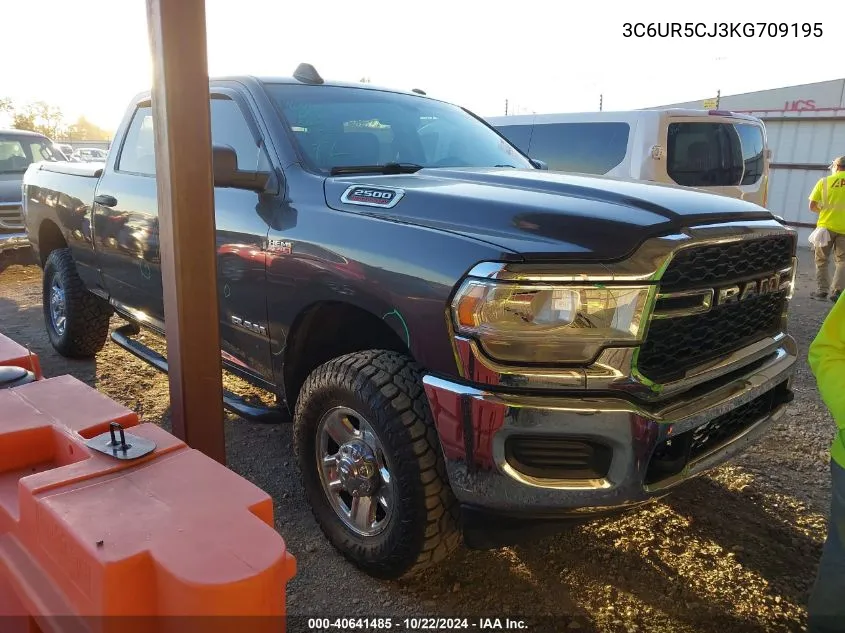 2019 Ram 2500 Tradesman 4X4 6'4 Box VIN: 3C6UR5CJ3KG709195 Lot: 40641485