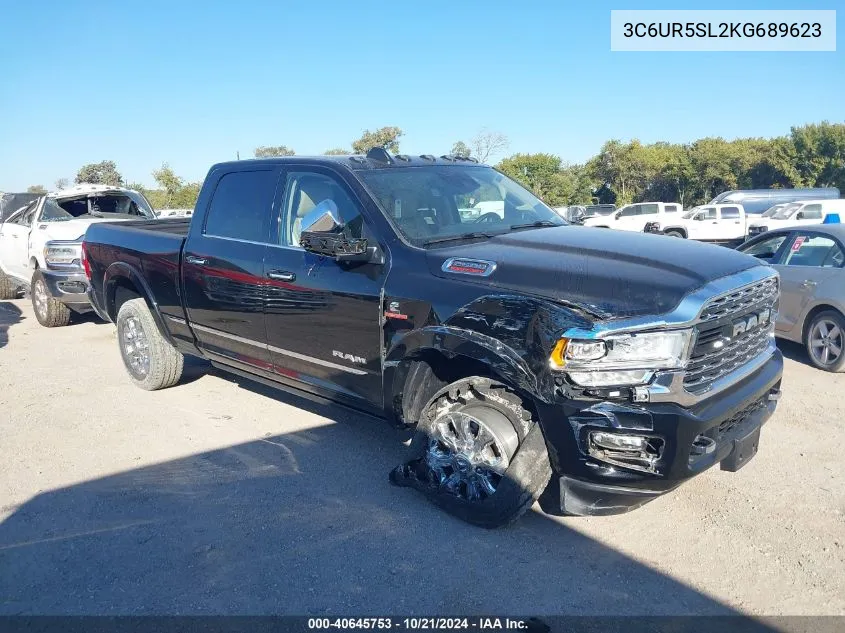 2019 Ram 2500 Limited VIN: 3C6UR5SL2KG689623 Lot: 40645753