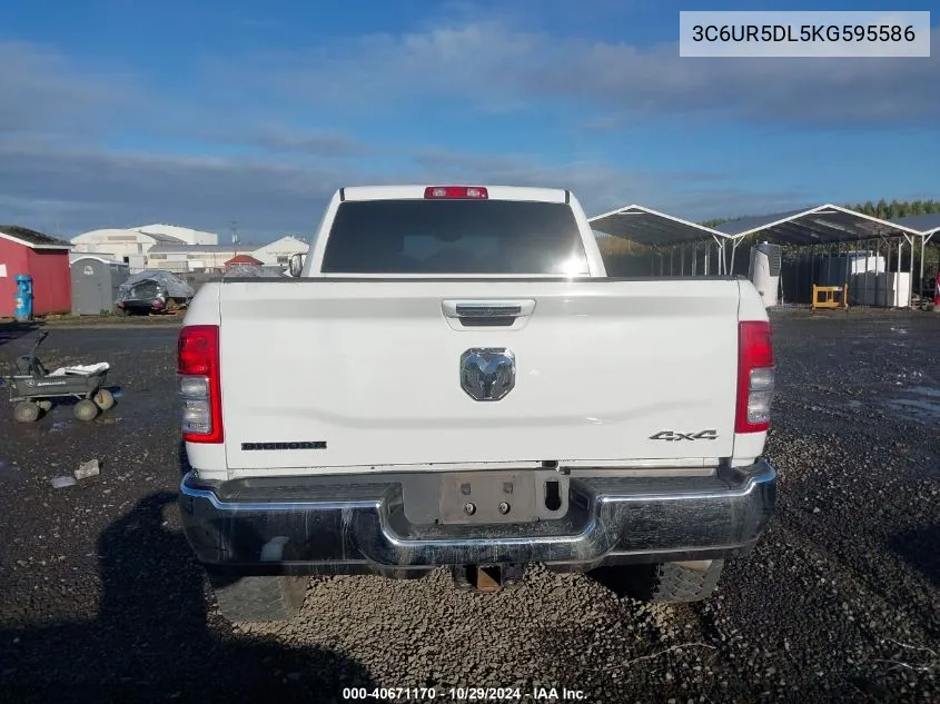 3C6UR5DL5KG595586 2019 Ram 2500 Big Horn 4X4 6'4 Box