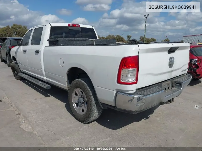 2019 Ram 2500 Tradesman 4X4 8' Box VIN: 3C6UR5HL9KG639941 Lot: 40730110