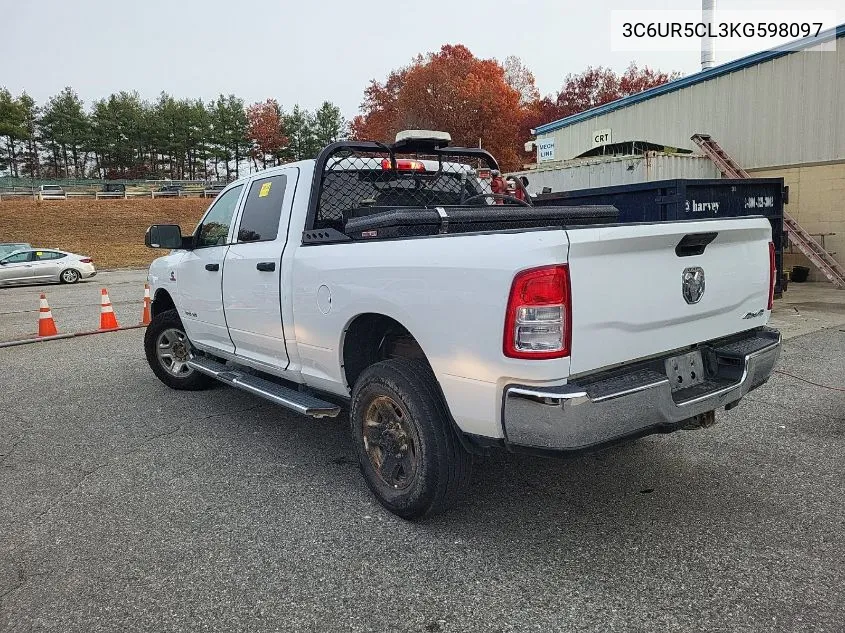 2019 Ram 2500 Tradesman VIN: 3C6UR5CL3KG598097 Lot: 40868044