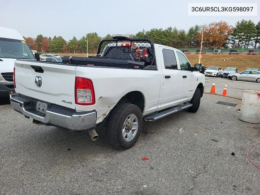 2019 Ram 2500 Tradesman VIN: 3C6UR5CL3KG598097 Lot: 40868044