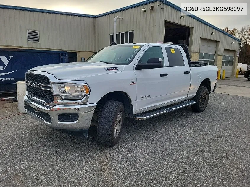 2019 Ram 2500 Tradesman VIN: 3C6UR5CL3KG598097 Lot: 40868044